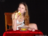 Teen on table