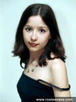 Teen brunette softcore erotic posing