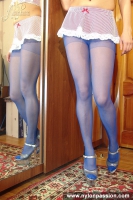 Blue nylon