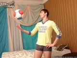 Cute twink caresses himself