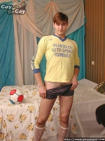 Cute twink caresses himself