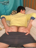 Cute twink caresses himself