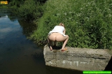 Pissing blonde