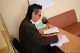 Teacher with a big