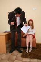 Teacher with a big