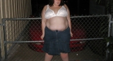 Wife outside