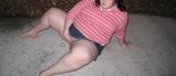 Wife outside