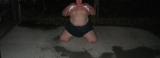 Wife outside