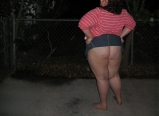 Wife outside