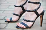 Heels feet strappy sandals