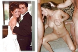 Dressed-Undressed slut brides mix