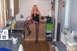 UK Amateur Slut Milf Samantha in black Dress Part 2