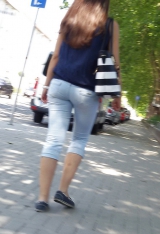 Voyeur hidden cam street ass store various