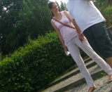 Spy sexy women in parck romanian