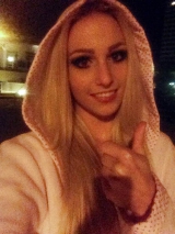 Lovely blonde wannabee model - stunning teen gets naked