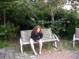 slut wife marie flashing and cock sucking outside