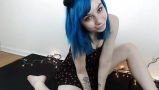 Tattooed cosplay teen - alternative lass nude screenshots an