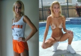 Your girlfriend before and after, dressed and undressed