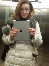 Ipad milf nude selfies - trying out her new tablet for Chris