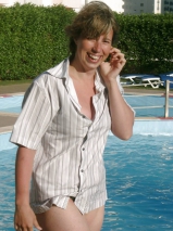 SILF holly harris on holiday