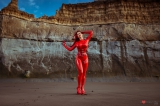 Bianca Baeuchamp Latex red 2