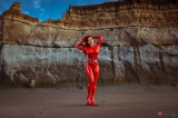 Bianca Baeuchamp Latex red 2