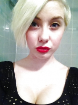 Hipster emo chick gets nude - tight body naked british teen