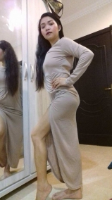 Sheraine Pornstar Wear Sexy Long Dress