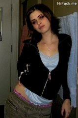 Hot young brunette's poses