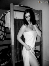 Hot young brunette's poses