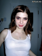 Hot young brunette's poses