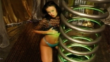Slutty Camelia Escort Whore dances at the pole