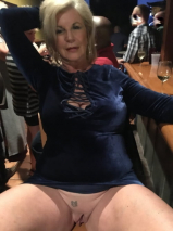 granny shows pussy