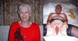 granny shows pussy