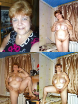 granny shows pussy