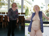 granny shows pussy