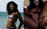 Sexy Amateur Ebony Dressed Undressed