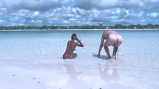 Fucking on the beach, interracial beach porn in Africa