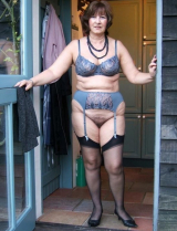 Women. Stockings. Hairy pussy. 5