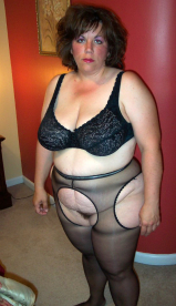 Women. Stockings. Hairy pussy. 5