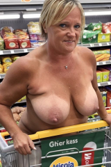 Diane Tanner a slutty schoolteacher nude at the supermarket