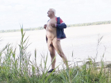 je me mets nu dans la nature