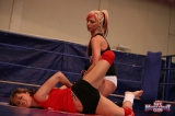 A rookie fighter, Leyla