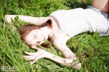 Teen Poses Outdoors