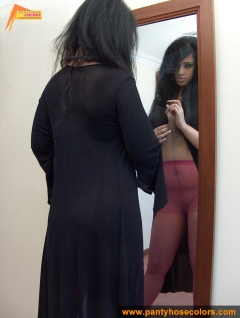 Pink pantyhose ripped off - N