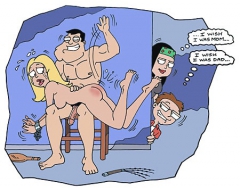Sexy cartoon girls spanked, found on the net. - N