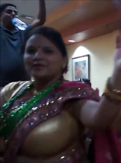 Huge boobs indian aunty, dancing in party... just 4 titfuck - N