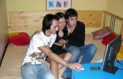 Hot Teeny Threesome - N