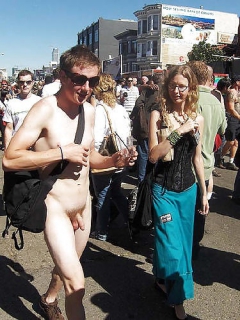 Women and cock in public (CFNM fun) - N