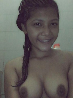 Asian teens showing off tits - N
